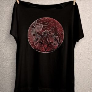 Cat Full Moon T-shirt