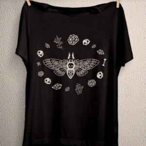 Creepy cute Death's head hawk moth t-shirt