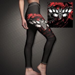 Pastel goth luna moth deaths head moth sexy leggings