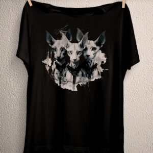 Gothic Sphynx Cats T-Shirt