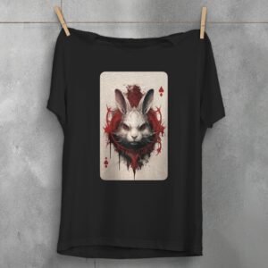 Gothic Rabbit Playing Card Tee