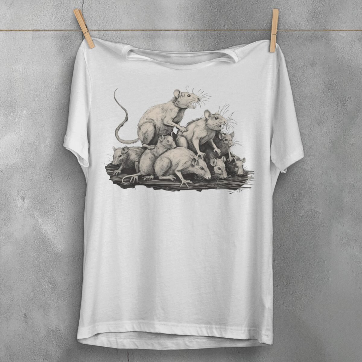 gathering souls rat kindred spirit t-shirt design, variation 2