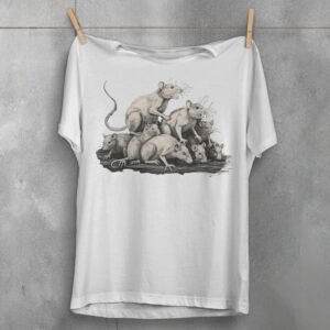 gathering souls rat kindred spirit t-shirt design, variation 2