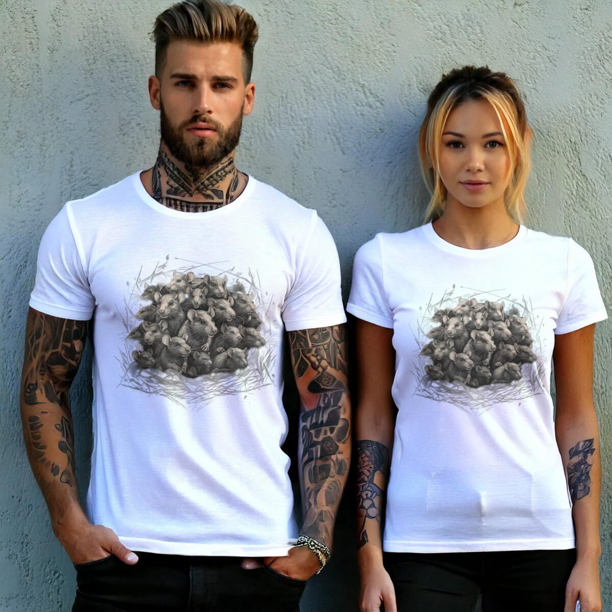 charming circle rats king unique gift someone funny t-shirt design, variation 9