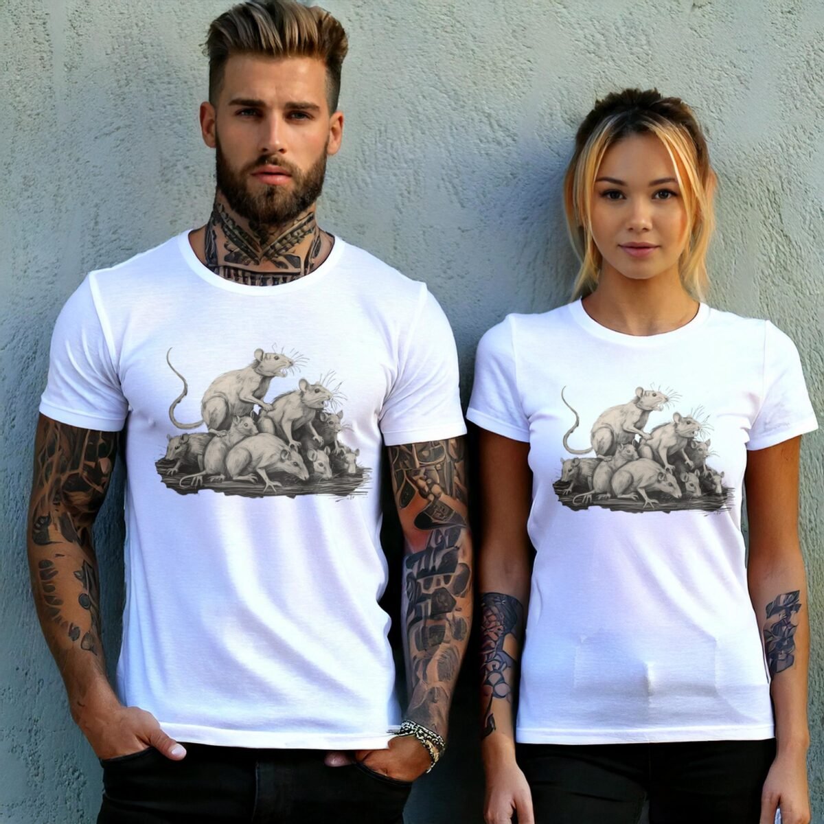 gathering souls rat kindred spirit t-shirt design, variation 9