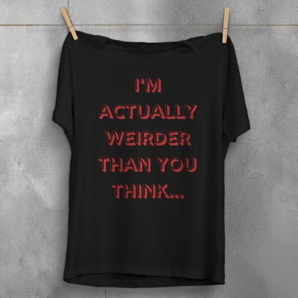 actually weirder you imagine goth pagan t-shirt design, variation 1