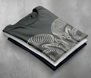 aries zodiac sign mystic art astrology graphic t-shirt design, variation 7