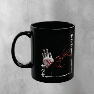 Hand of Yakuza Broken promise Crimson Power gothic coffee mug - 1