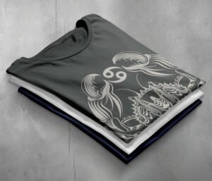 cancer zodiac deep emotional waters horoscope symbol art t-shirt design, variation 7