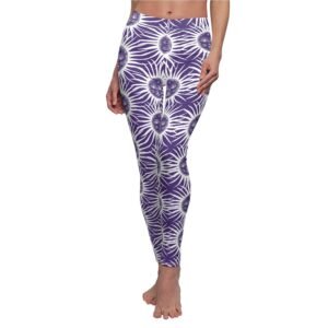 Celestial faces in monochrome a mysterious solar system perfect leggings - 5