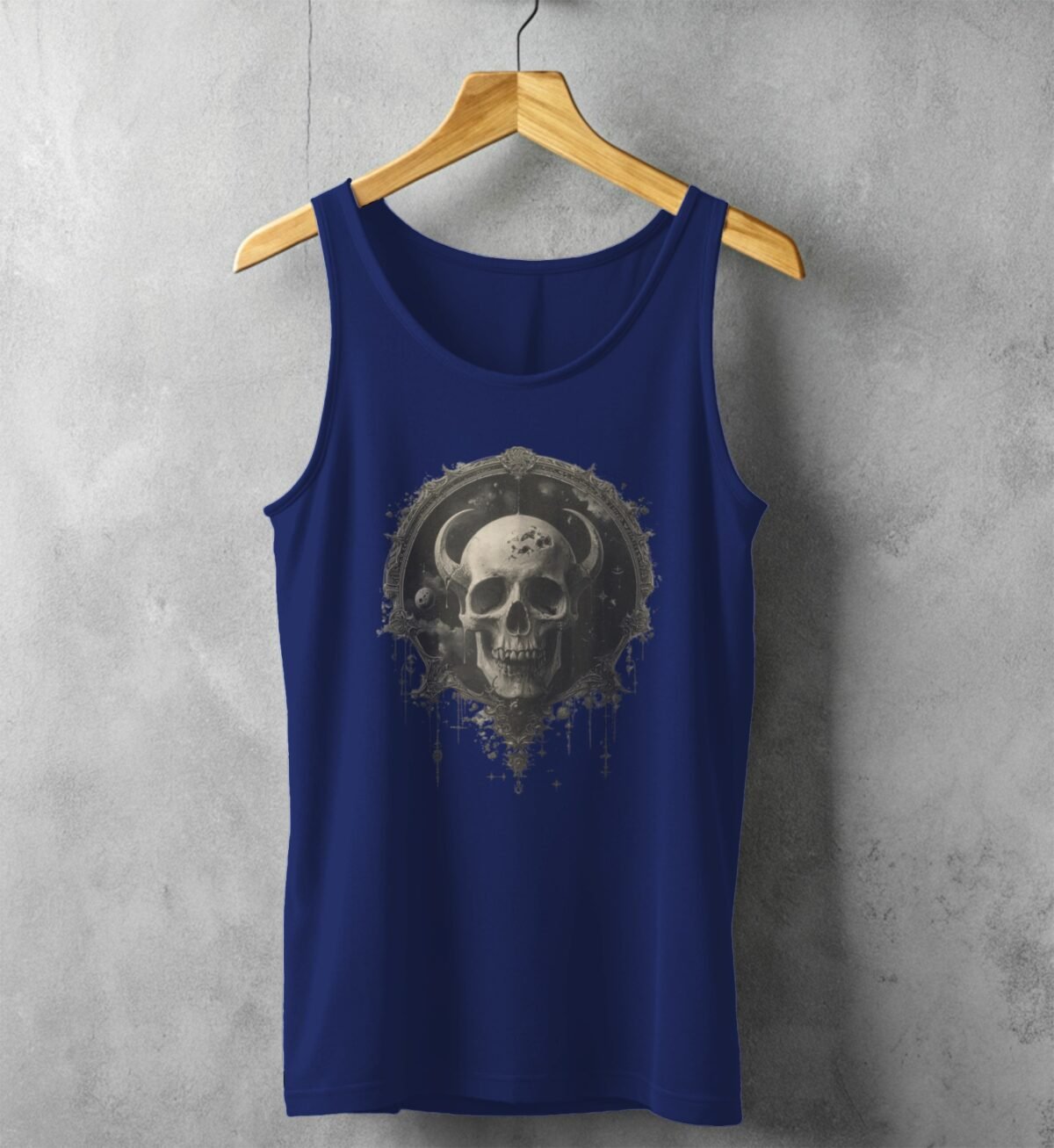 celestial frame skeletal vision cosmos tank design, variation 2