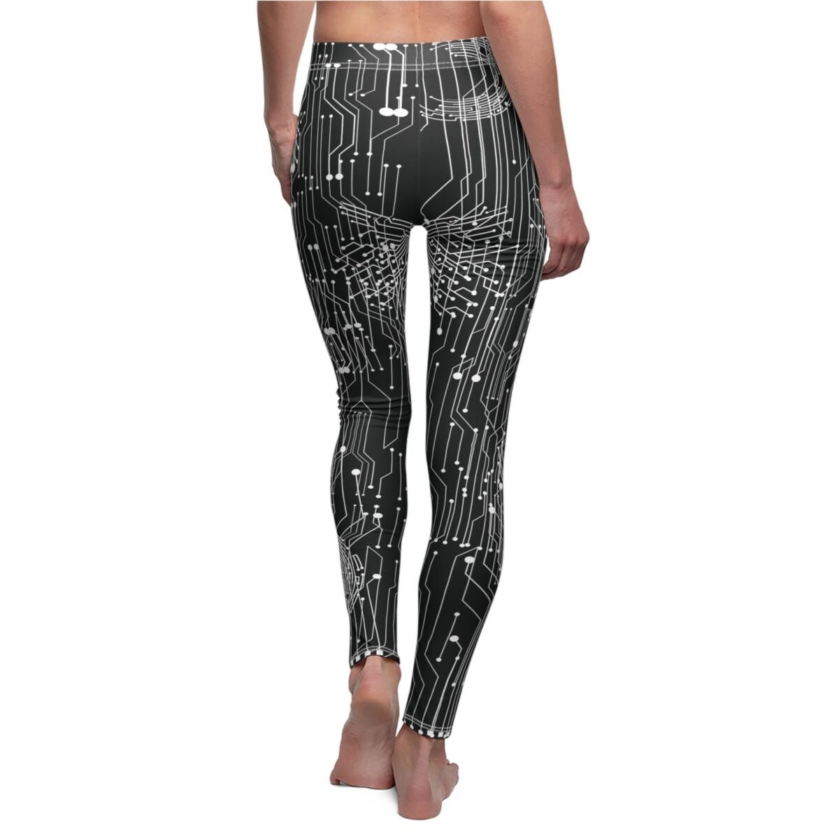Circuits of future mysterious energy power pagan aesthetic leggings - 3