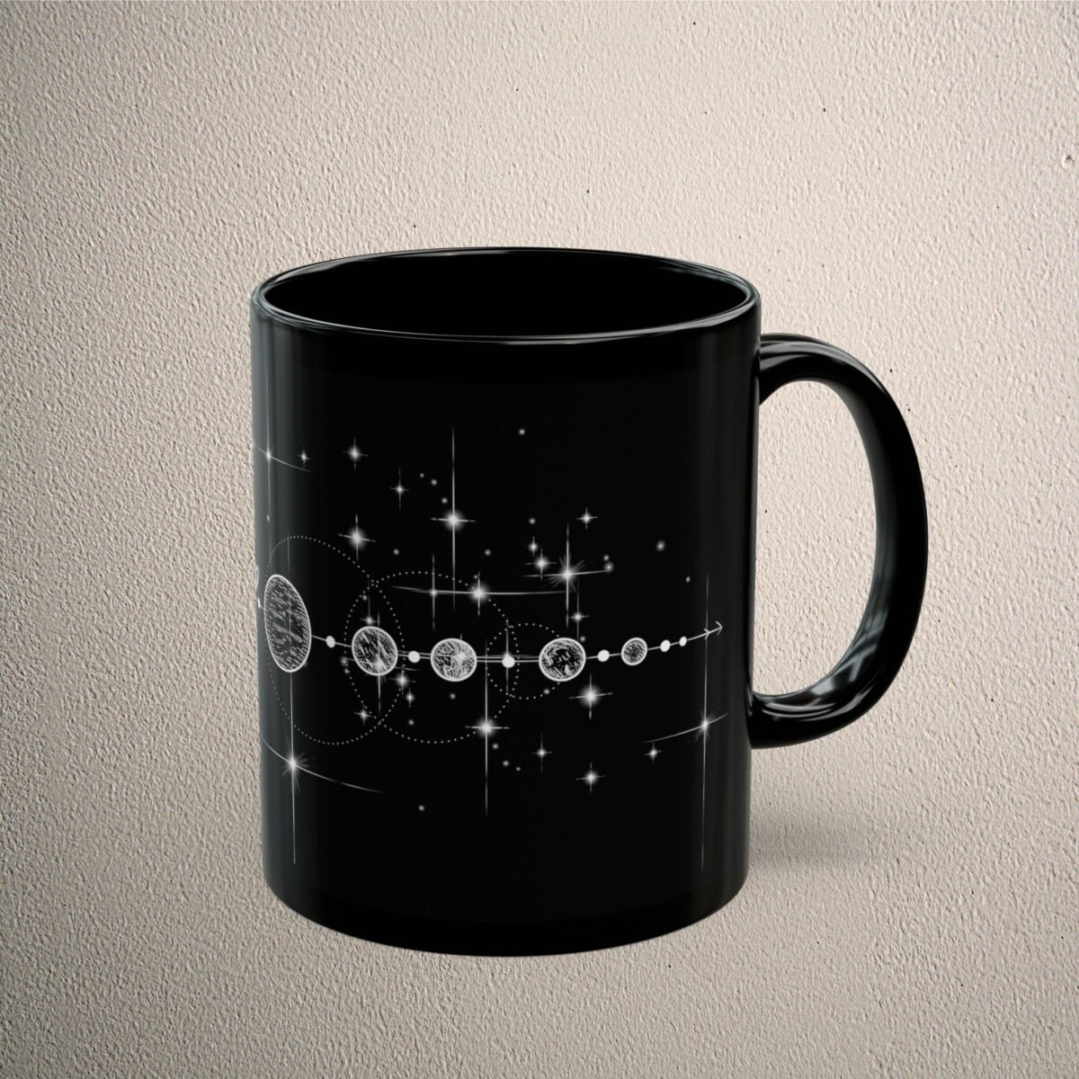 Cosmic planets align celestial pathway starlight lovers drink mug - 5