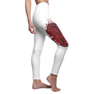 Crimson spirit awakens strength through otherworldly expression dark fantasy leggings - 5