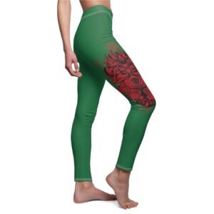Crimson spirit awakens strength through otherworldly expression dark fantasy leggings - 7