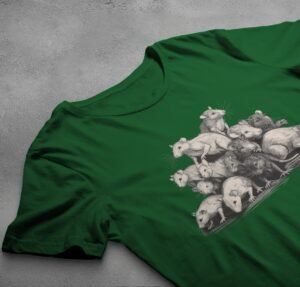 curious gathering thirteen rats king seek shelter together unique t-shirt design, variation 6