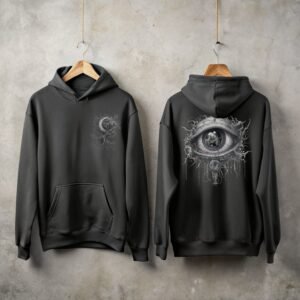 Dark dream moon tree and all seeing eye hoodie - 1
