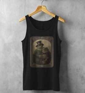 enchanted frogs tarot card sweet unconditional lovers tank top design, variation 1