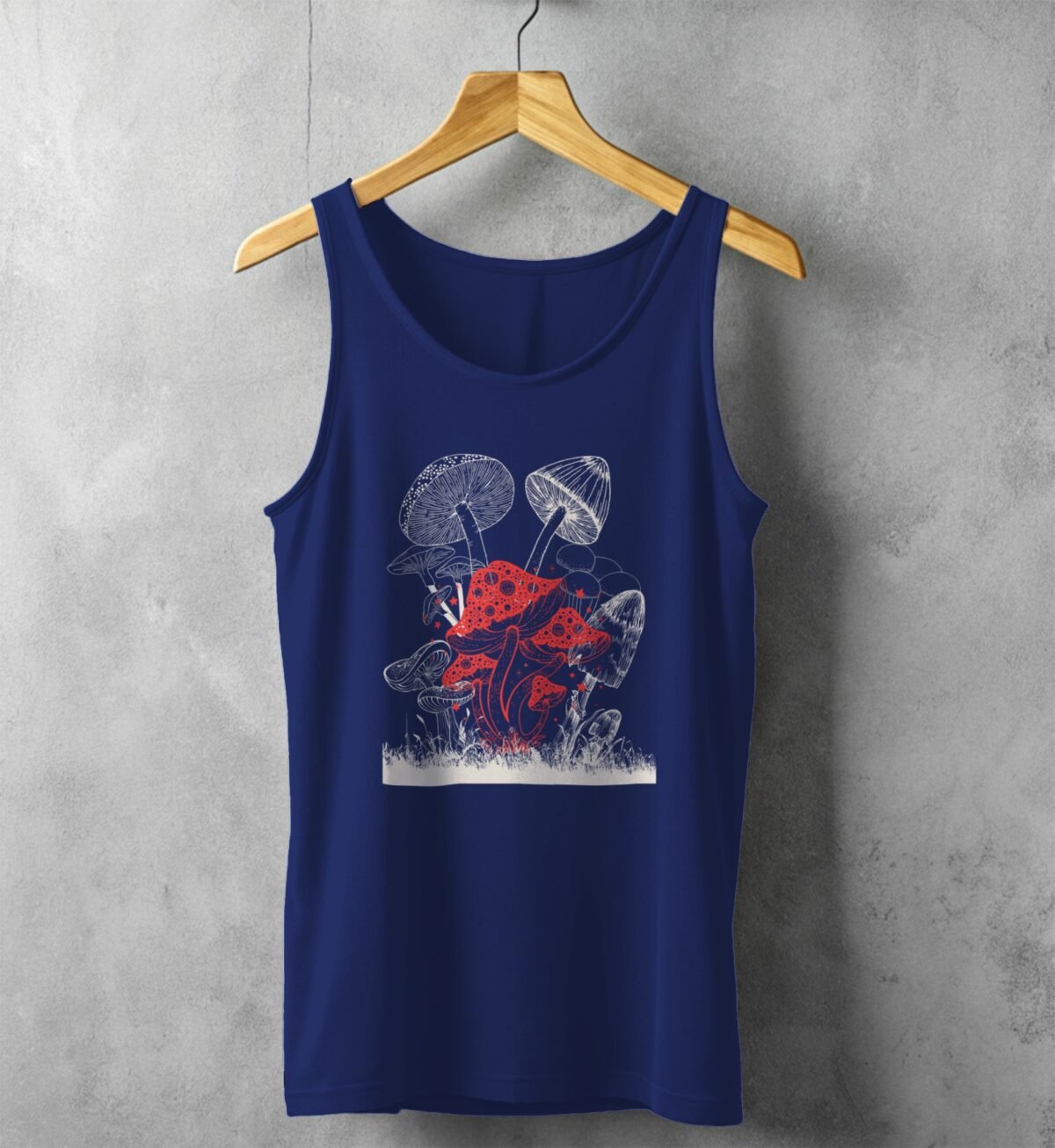 Enchanted Mushroom Forest With Stellar Glimmering Magic Witchcore Tank Top - 2