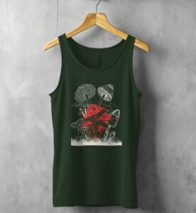 Enchanted Mushroom Forest With Stellar Glimmering Magic Witchcore Tank Top - 5