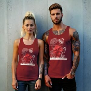 Enchanted Mushroom Forest With Stellar Glimmering Magic Witchcore Tank Top - 8