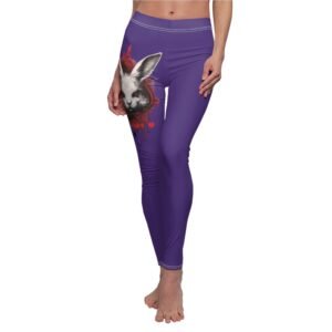 Enchanted rabbit mystical surreal creature magic Alice in wonderland leggings - 6