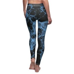 Enchanting aquatic embrace flow dark gothic ocean deep sea leggings - 3