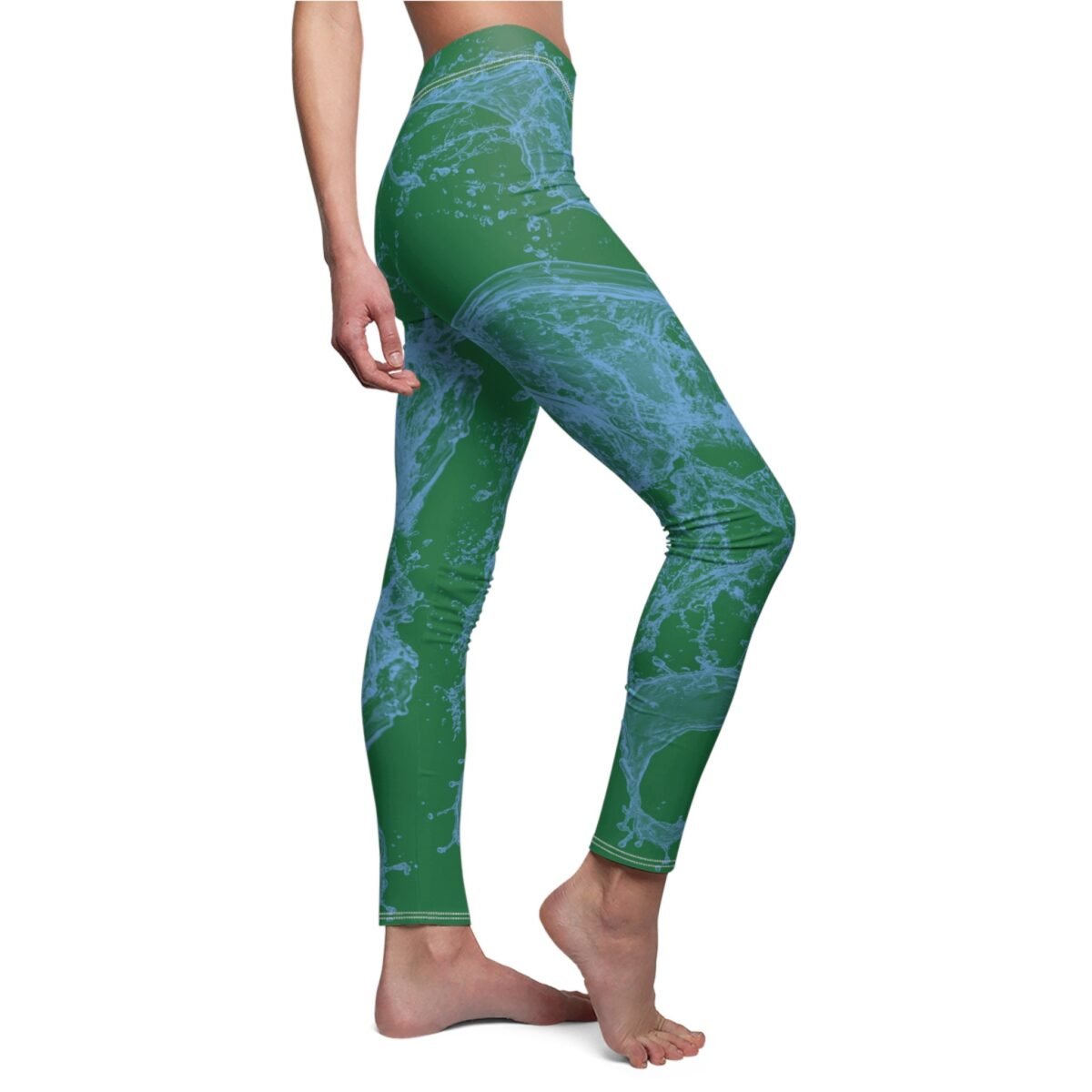Enchanting aquatic embrace flow dark gothic ocean deep sea leggings - 7