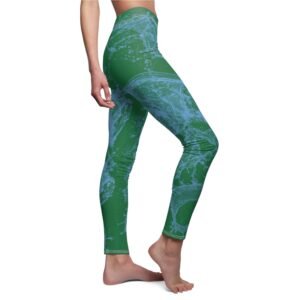 Enchanting aquatic embrace flow dark gothic ocean deep sea leggings - 7