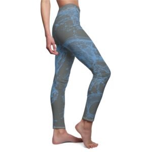 Enchanting aquatic embrace flow dark gothic ocean deep sea leggings - 9