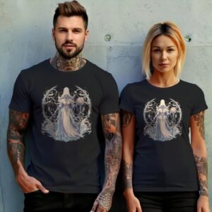 enigmatic sorceress orb surrounded bones design design, variation 10