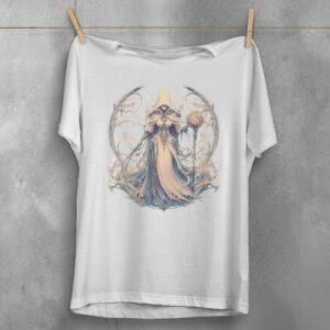 enigmatic sorceress orb surrounded bones design design, variation 2