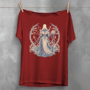 enigmatic sorceress orb surrounded bones design design, variation 4