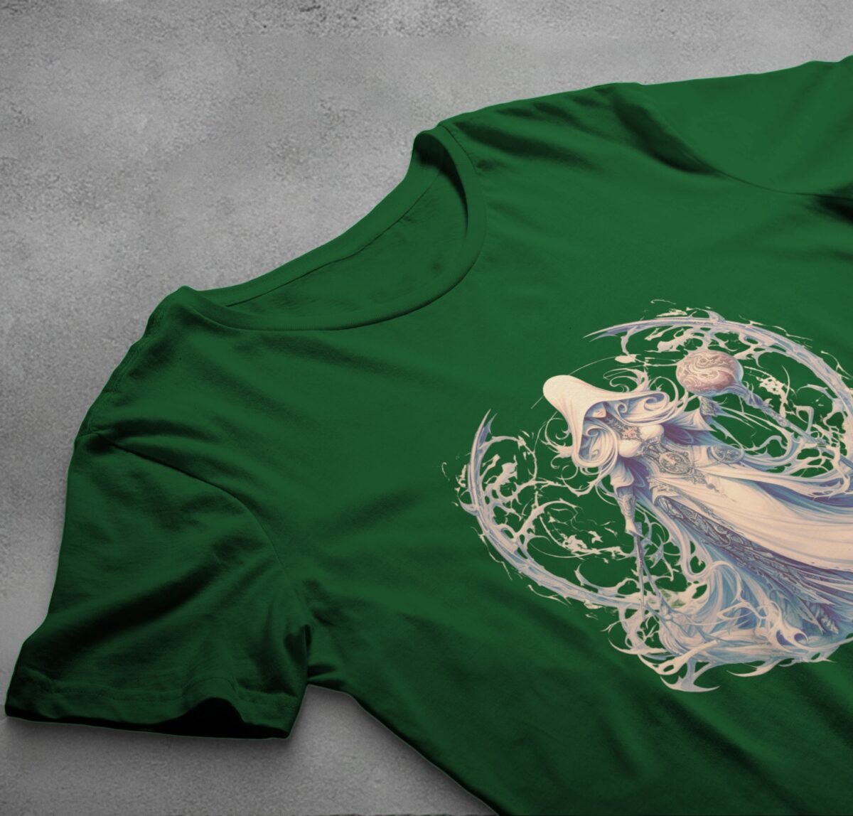 enigmatic sorceress orb surrounded bones design design, variation 6