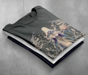 enigmatic sorceress orb surrounded bones design design, variation 7