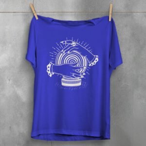 fortune teller hands crystal ball design t-shirt design, variation 3
