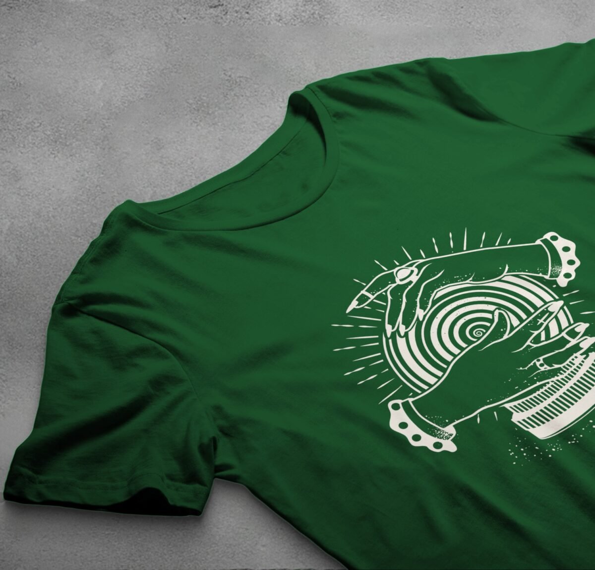 fortune teller hands crystal ball design t-shirt design, variation 6