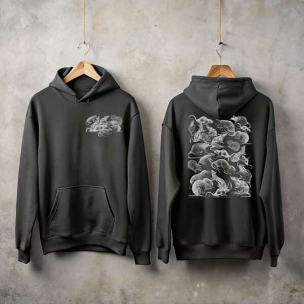 Furtive rodents night gathering rats king outcasts hoodie - 1