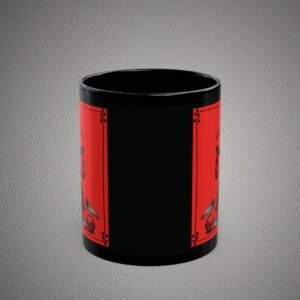 Gothic Doctor with Birds Skull Creepy Black death Mug - 4