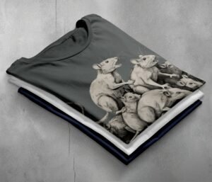 gathering souls rat kindred spirit t-shirt design, variation 7