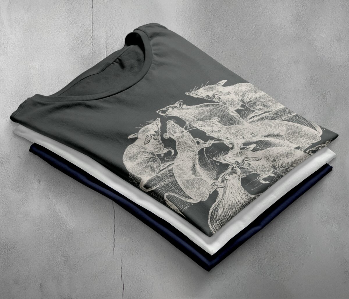 conspiracy rats king dark secrets exposed cute t-shirt design, variation 6