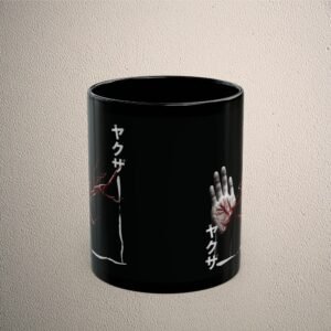 Hand of Yakuza Broken promise Crimson Power gothic coffee mug - 2