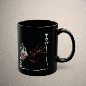 Hand of Yakuza Broken promise Crimson Power gothic coffee mug - 3