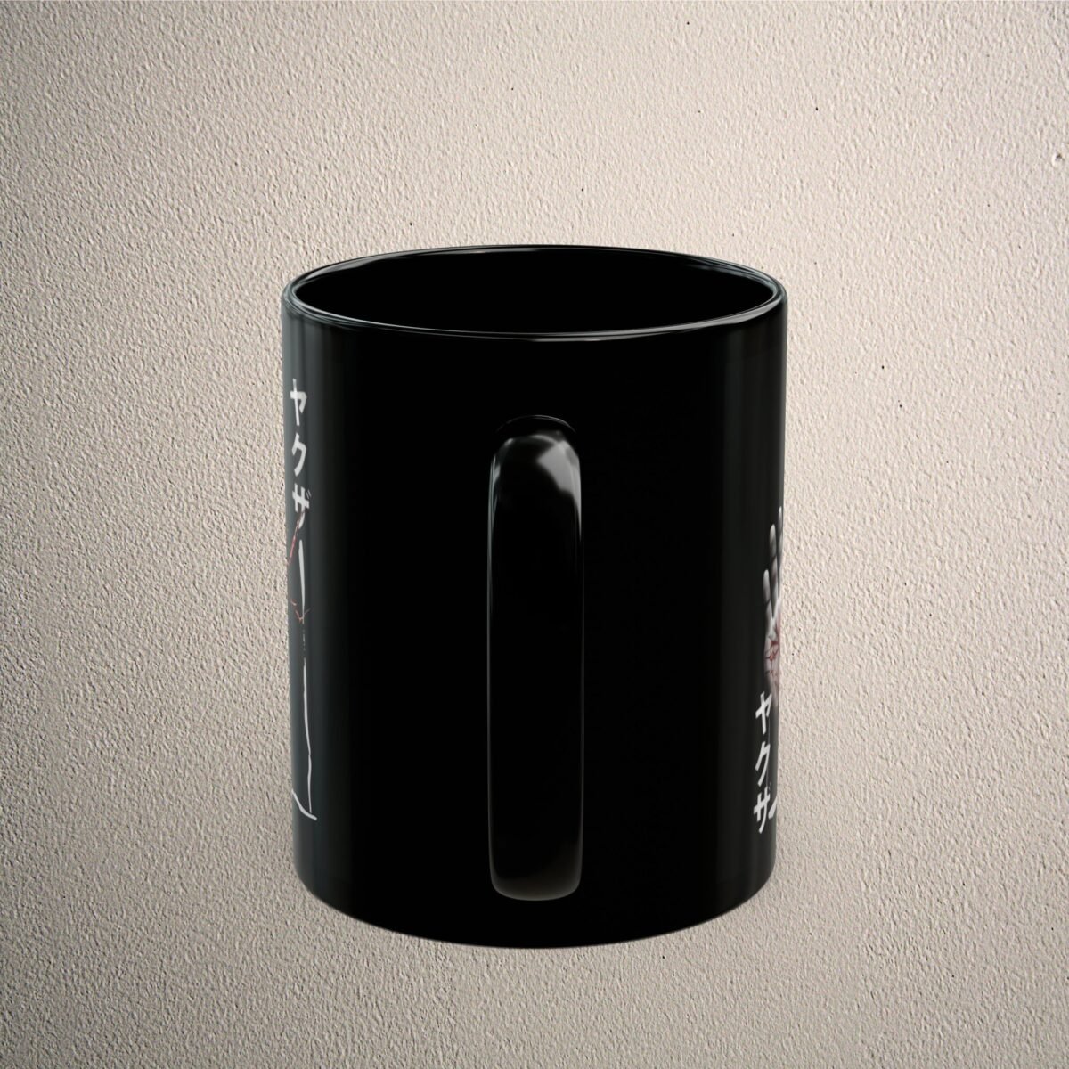 Hand of Yakuza Broken promise Crimson Power gothic coffee mug - 4