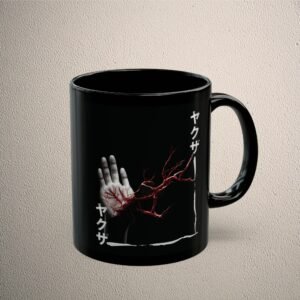 Hand of Yakuza Broken promise Crimson Power gothic coffee mug - 5