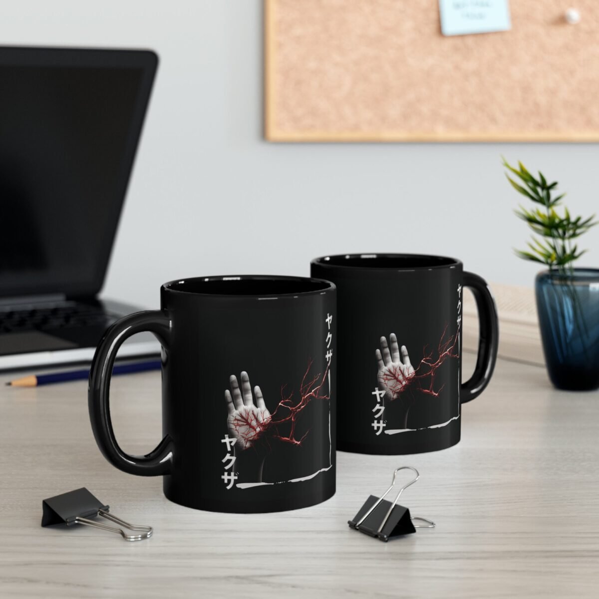 Hand of Yakuza Broken promise Crimson Power gothic coffee mug - 7