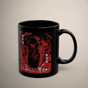 Japan broken promise roses hands of fate gothic coffee mug - 3