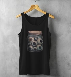 jar eyes all seeing wich style t-shirt design, variation 1
