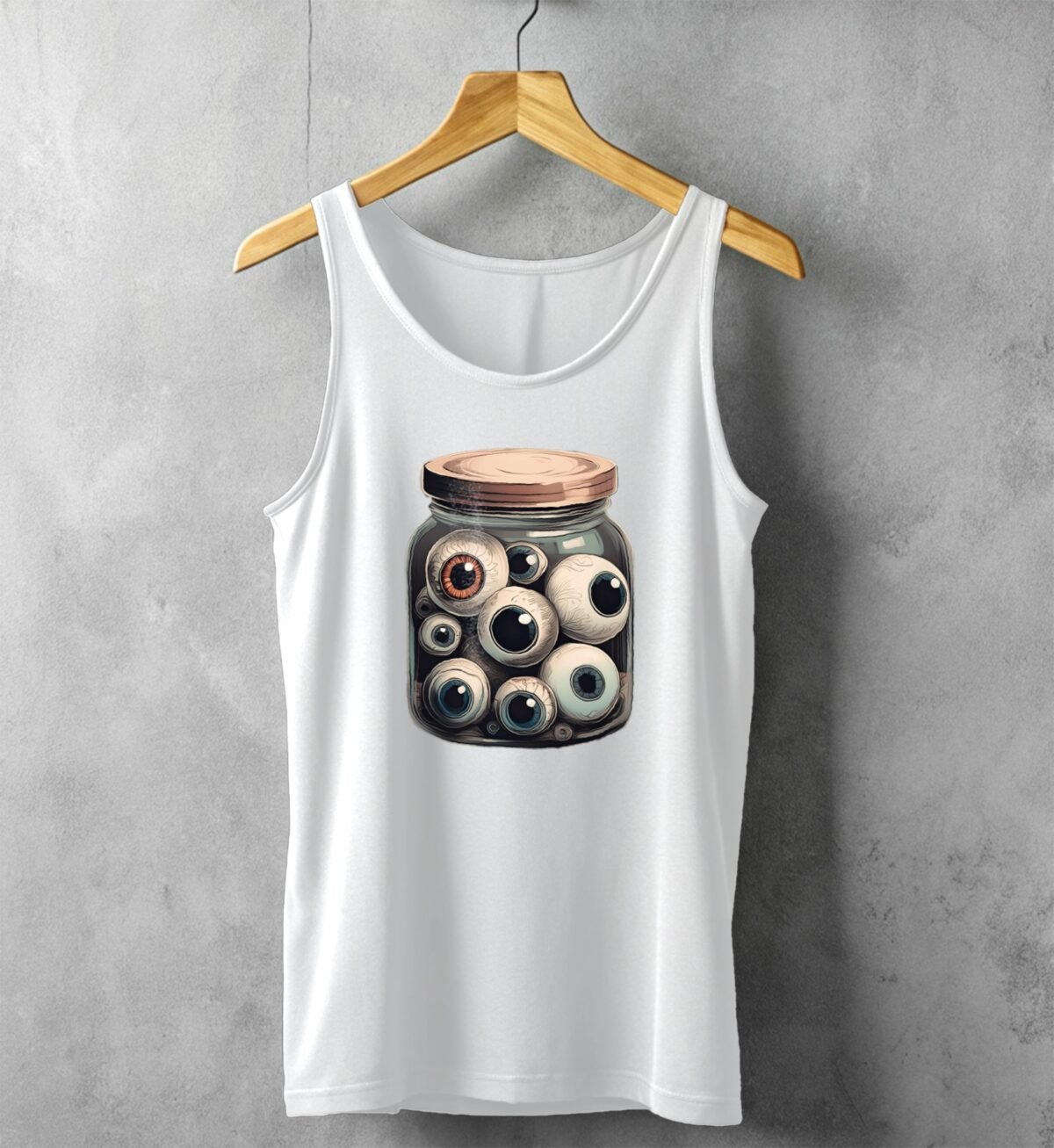 jar eyes all seeing wich style t-shirt design, variation 4