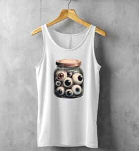 jar eyes all seeing wich style t-shirt design, variation 4